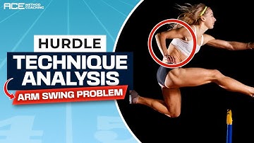 Hurdling Technique Analysis-High School Sophomore with Arm Swing Issues (Learn How to Hurdle)