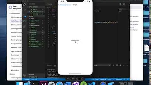Stack Navigation Bar in React Native | React Navigation 5 | By Sandeep Reddy Pulusani