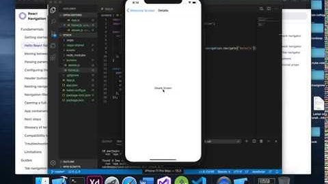 Stack Navigation Bar in React Native | React Navigation 5 | By Sandeep Reddy Pulusani