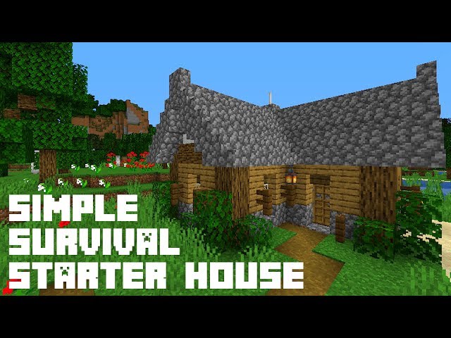 CASA INICIAL SUPERVIVENCIA / Survival starter house - BEDROCK