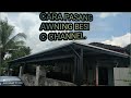 Amazing design 2022 construction for awning c channel cara buat awning c channel