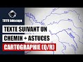 Tuto inkscape : texte suivant un chemin + astuces (Cartographie - Q/R)