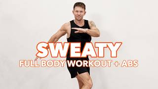 SWEATY Full Body HIIT + Abs | No Equipment, No Repeats