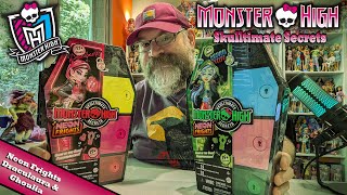 Monster High Neon Frights Draculaura & Ghoulia Yelps Skulltimate Secrets Unboxing & Review