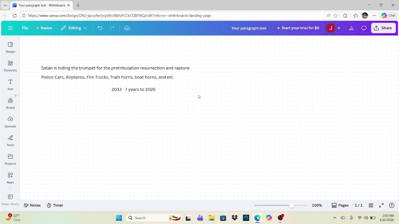 Satan trying to hide the Pretribulation Ressurection and Rapture Trumpet
