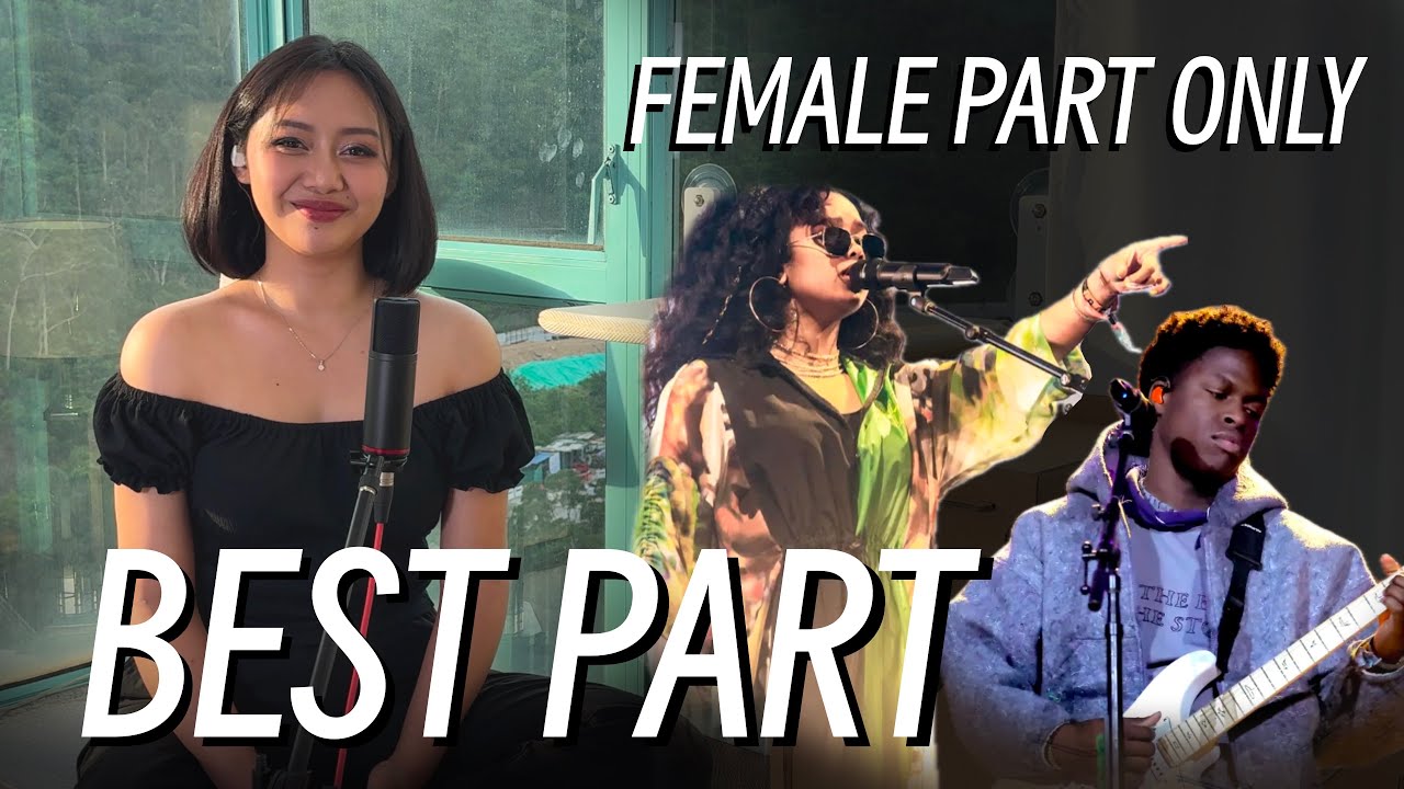 Best Part Karaoke | Female Part Only | Instrumental - YouTube
