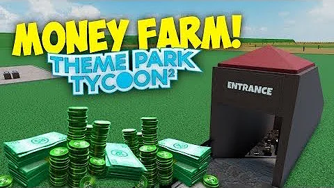 Underground Money Farm Speed Build! - Roblox Theme Park Tycoon 2