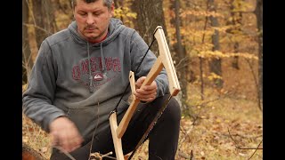 Making a frame saw / bucksaw for  Bushcraft and Woodworking  ( DIY | power tools | fastway  )