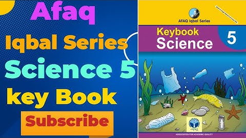AFAQ Iqbal series Science 5 Keybook | Science Class 5 solve book | 2DP