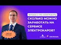 Сколько можно заработать на сервисе электрокаров? | АвтоБосс про электрокары