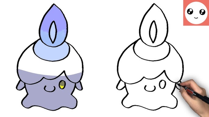ろうそくポケモンヒトモシのかきかた Youtube