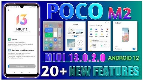 POCO M2 MIUI 13.0.2.0 Android 12 Features 😍 | 20+ Amazing Features
