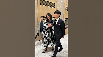 Song Joong Ki and his wife Katy in his sister's wedding ceremony #sjk