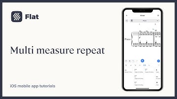 Multi-measure repeat - Flat iOS tutorial