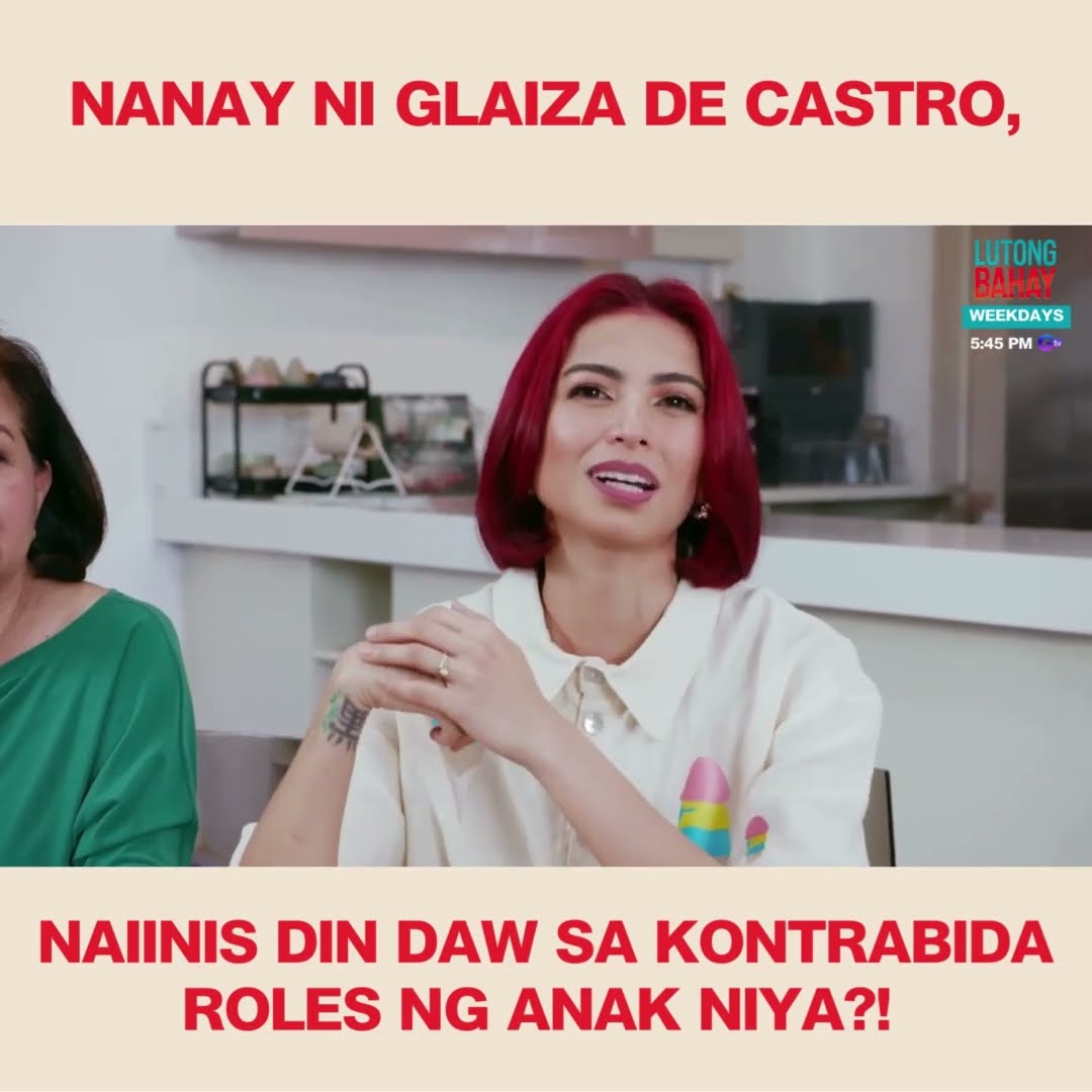 Nanay ni Glaiza de Castro, naiinis din daw sa kontrabida roles ng anak niya?! | Lutong Bahay