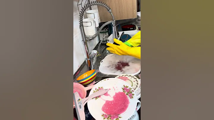 Relaxing Dishwashing ASMR |ZenDishes #cleaning #cleantok#relaxing #short #satisfying #asmr #dish