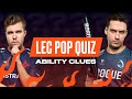 Ability Clues | LEC Pop Quiz | 2022 Spring