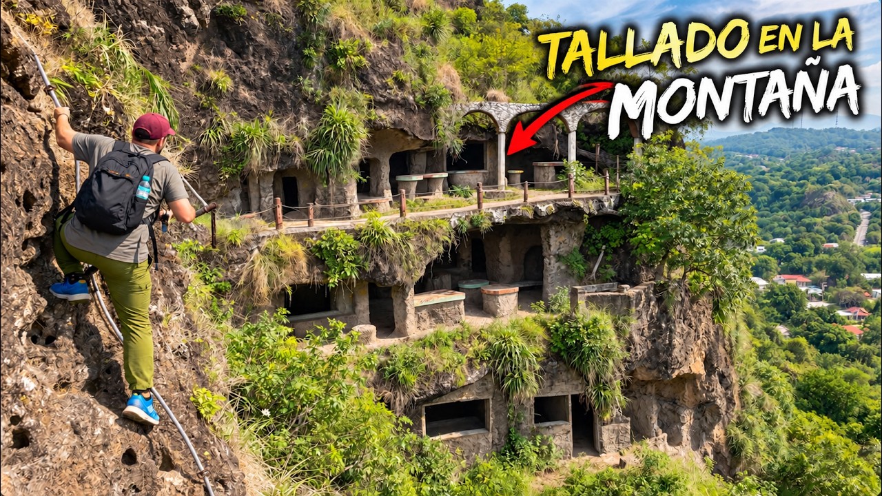 Exploro un BAR ABANDONADO tallado dentro de una MONTAÑA en El Salvador 🇸🇻