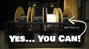 Je kunt geen kartonnen spoelen gebruiken in een AMS... Of toch wel?