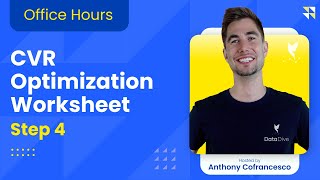 Data Dive CVR Optimization Worksheet: Step 4: Market Research