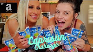 FUNNY 15 MINUTE CAPRISUN CHALLENGE WITH A $50 AMAZON GIFT CARD GIVEAWAY!!!!