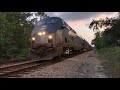 Amtrak p42 17 leads the silver star 92 at 70mph in longwood florida