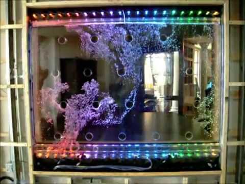 How do you build an indoor waterfall?