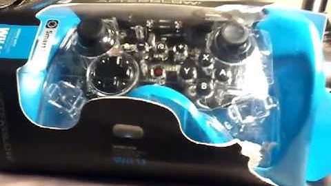 AFTERGLOW WII U PRO CONTROLLER UNBOXING (QUICK)!!!!!