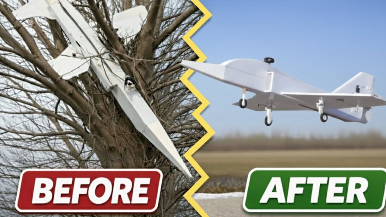 Восстанавливаем ОГРОМНЫЙ радиоуправляемый реактивный самолет!