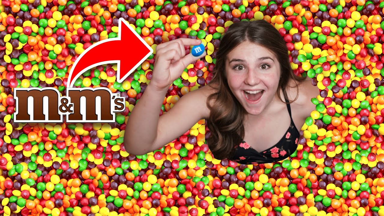First To Find The Mandm In Skittles Pool Wins 10000 Challenge Impossible🌈 Piper Rockelle 
