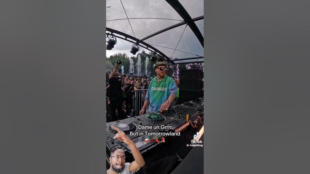 Dame un grrr #electronicmusic #dj #tomorrowland #festival #techno #technodance #dameungrrr #rave