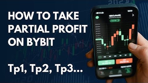 How to take partial profit on your running trade on bybit.
