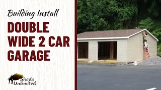 Double-Wide Garages and Modular Garages from the Amish in Lancaster County, PA. Buy double portable garages direct from 