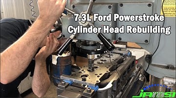 7.3L Powerstroke Cylinder Head Rebuild w/ Nitro Black Valves, & Comp Cams Springs - JAMSI Online