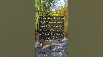 ولقد اتينا داوود وسليمان علما. ماتيسر من سورة النمل بصوت الشيخ محمود خليل الحصري.