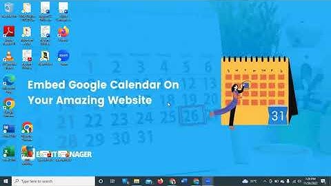 Embed Google Calendar to Your Website Page