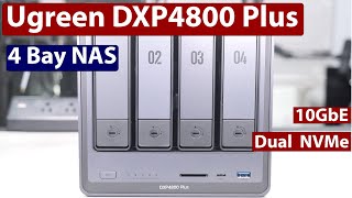 UGREEN DXP4800 Plus NAS 4ベイ 未使用 UGREEN 4ベイ NASストレージ - 136TB超大容量と高速10GbE転送