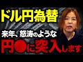 【為替】来年、未曾有の「円高 or 円安」が到来。日銀が為替介入しても止められない理由を解説【マイキー佐野　経済学】