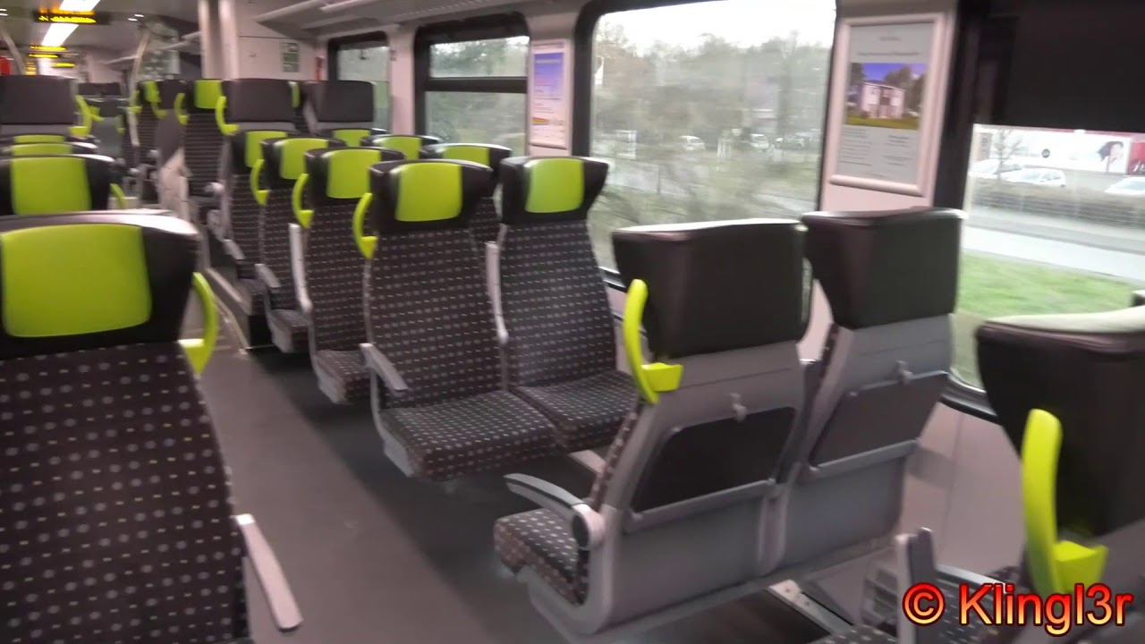 Mitfahrt im FLIRT der Nordbahn Prisdorf - Pinneberg mit Einfahrt & Ausfahrt