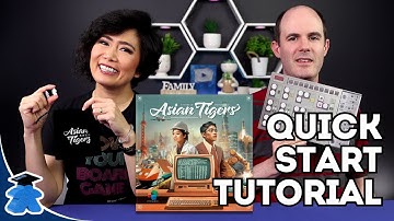 Asian Tigers - Board Game Tutorial - Start Playing in 12 Minutes