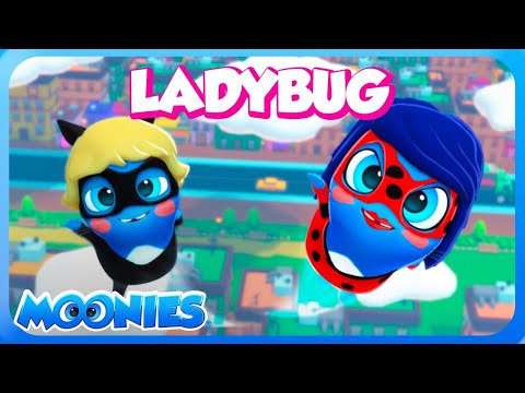 🐞 Miraculous Ladybug Theme Song ⭐️ Ladybug & Cat Noir 💕 The Moonies Official