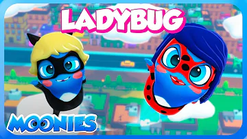🐞 Miraculous Ladybug Theme Song ⭐️ Ladybug & Cat Noir 💕 The Moonies Official