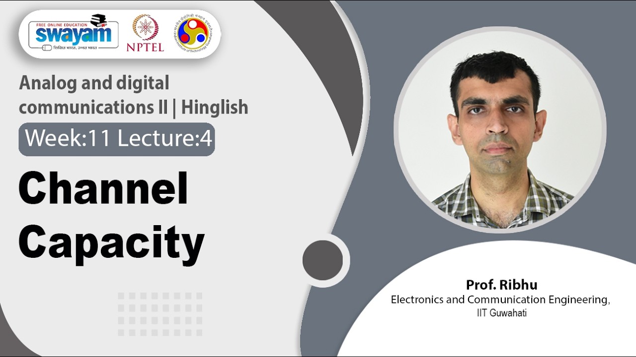 Lec 52: Channel Capacity