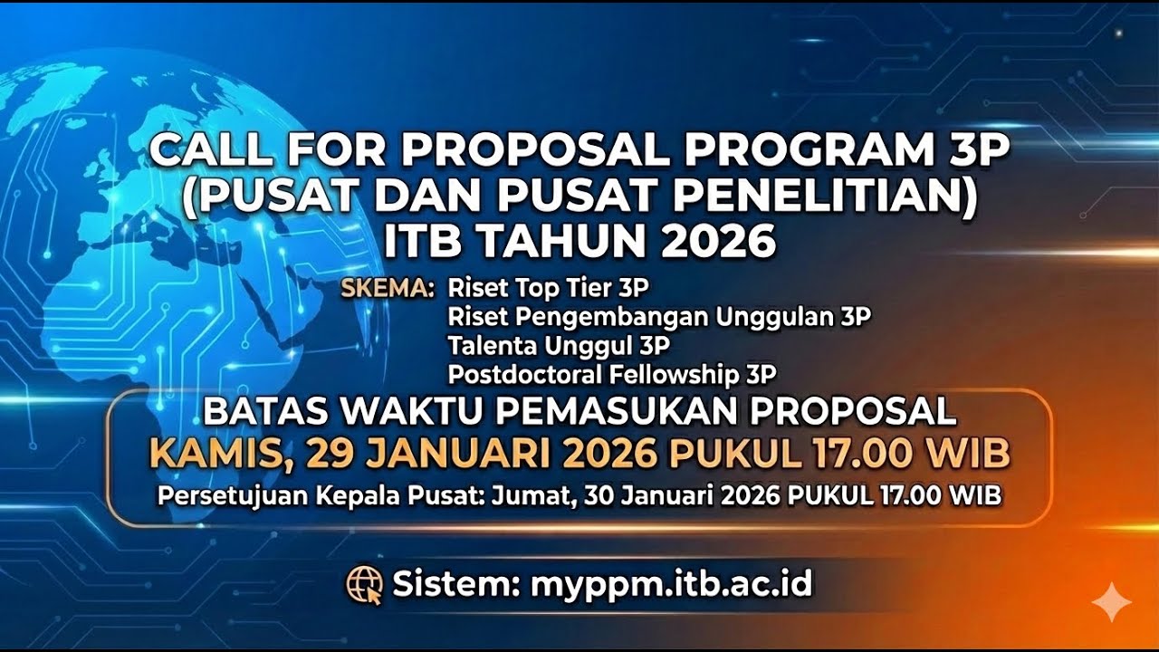 Sosialisasi Call for Proposal Program 3P Tahun 2026