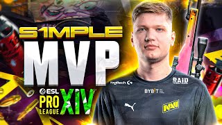 NAVI s1mple - ЛУЧШИЙ ИГРОК ESL Pro League Season 14 (MVP Movie)