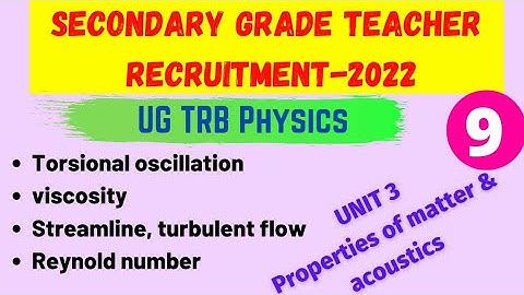 Ug trb physics unit 3 properties of matter/ viscosity / streamline, turbulent motion
