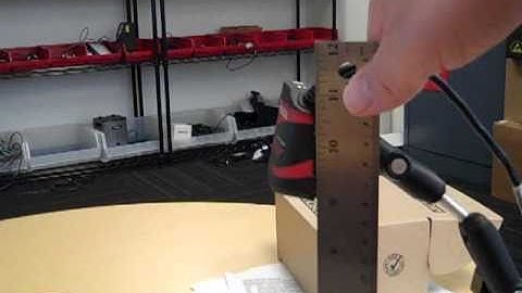 Microscan Quadrus MINI Reading Aztec Code 3.5" by 3"