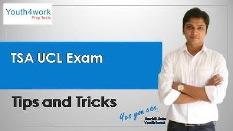 TSA UCL Exam - Tips and Tricks | How to Crack TSA UCL Paper?