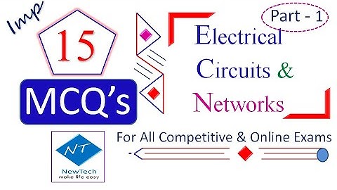 Electrical Circuits mcqs | Top 15  Electrical networks mcqs with Answer Keys | Electrical mcqs