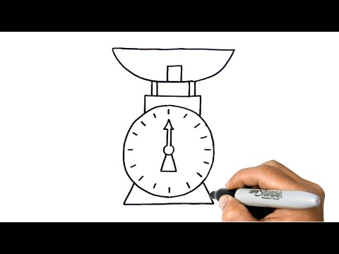 Weighing Scale DRAWING And Coloring / Akn Kids House - YouTube